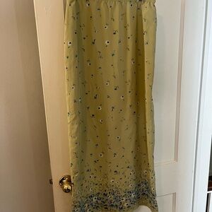Vintage 90s Girlfriends LA Floral Skirt Side Slit Women’s Medium USA Made